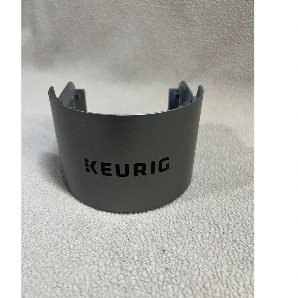 Keurig K83 K84 Top Plastic Trim Piece Gray Replacement Logo Housing Part